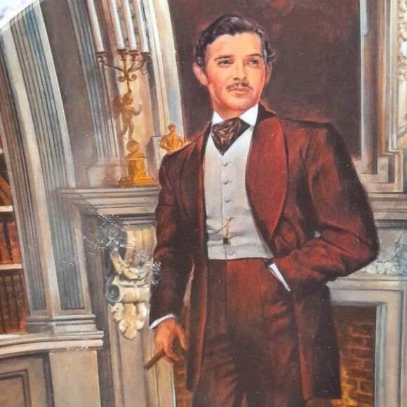 Knowles "Rhett" Gone with the Wind Vintage Plate - Picture 4 of 13